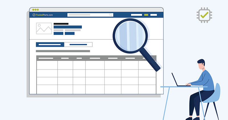 Mises à jour des résultats de recherche sur TrustedParts.com
