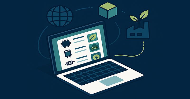 TrustedParts.com + Sluicebox: Carbon Footprint Insights for Smarter BOM Decisions